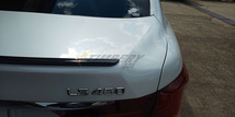 塗装品色付 レクサス LEXUS LS460 LS600h トランクスポイラー軟式PVC 後期 2013-2017_画像3