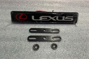 LEXUS 光る LED フロント グリル エンブレム レクサス NX IS UX RX LS LX CT ES LC RC UX300e