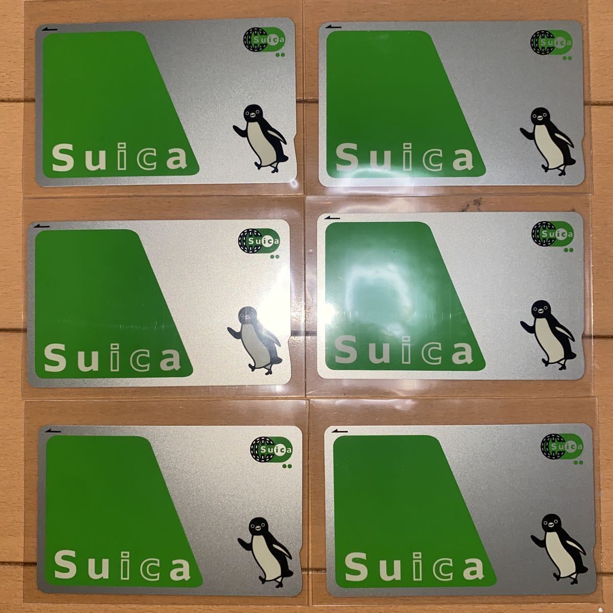 美品 新品 Suica 無記名式 デポジットのみ 6枚セット-