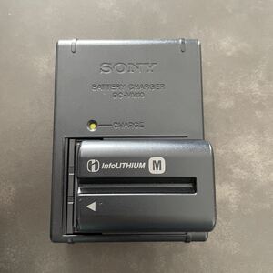 送料無料　SONY BC-VM10 バッテリー チャージャー NP-FM500H セット　ソニー 充電器　カメラ　付属品　アクセサリー