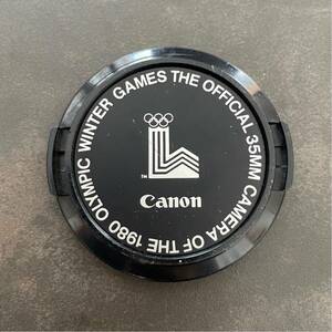 送料無料　Canon キャノン　レンズキャップ 52mm 1980年レイクプラシッド 冬季オリンピック仕様　カメラ　付属品　アクセサリー