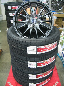 ブリヂストン 国産 スタッドレス ブリザック VRX3 225/60R18 225/60-18 ＆ ホイール 新品 4本 2023年製 新型 アルファード、ヴェルファイア