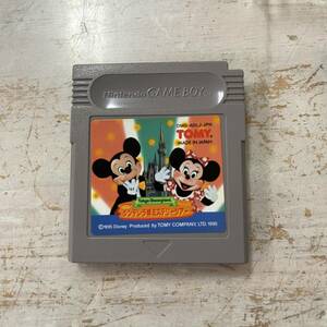 2962　GAME BOY　ソフト　ミッキーマウス　シンデレラ城ミステリーツアー　起動確認済　中古品