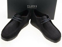 新品/CLARKS ORIGINALS/クラークス オリジナルズ/WALLABEE/ワラビー/BLACK SUEDE/ブラック スエード/黒/26155519/26.5cm_画像1