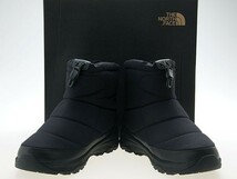 新品THE NORTH FACE/ザ ノースフェイス/NUPTSE BOOTIE WP/ヌプシ ブーティ/ショート/スノーブーツ/防水/撥水/ブラック黒/NF52273-FK/25.0cm_画像1