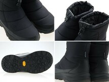 新品THE NORTH FACE/ザ ノースフェイス/NUPTSE BOOTIE WP/ヌプシ ブーティ/ショート/スノーブーツ/防水/撥水/ブラック黒/NF52273-FK/25.0cm_画像3