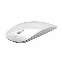 【vaps_4】極薄 マウス 《ホワイト》 Bluetooth 無線 光学式ワイヤレスマウス 送込_画像1