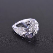 M1900【BSJD】天然ダイヤモンドルース 0.438ct E/SI-2/PS ペアシェイプカット 中央宝石研究所 ソーティング付き LDH_画像2