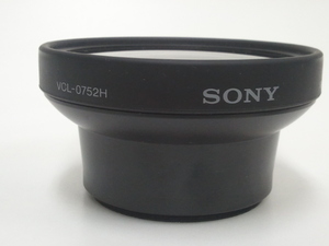 ☆☆【写真・カメラレンズ】SONY VCL-0752H ワイドコンバージョンレンズ 52mm ×0.7 ソニー☆