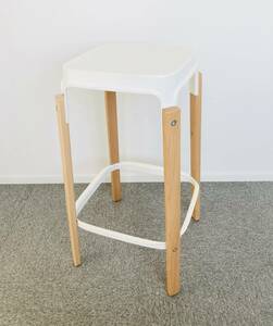 全国送料無料　MAGIS / マジス　STEELWOOD STOOL　スティールウッド スツール　H68cm