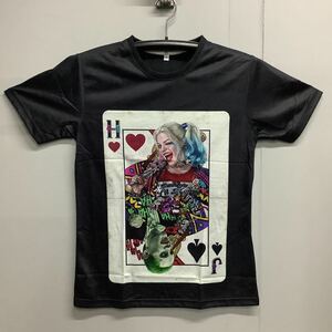 SRSA1. デザインTシャツ　Sサイズ　Harley Quinn ハーレイクイン　joker ジョーカー　スーサイドスクワッド