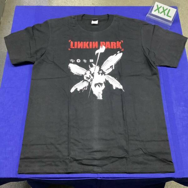 SR14D1. バンドデザインTシャツ XXLサイズ　LINKIN PARK ③ リンキンパーク　半袖Tシャツ プリントTシャツ ロックTシャツ