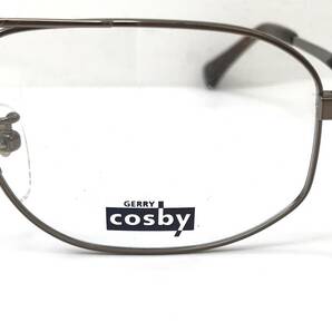 2K438 眼鏡 メガネフレーム ブランド GERRY cosby 18.0ｇ フルリム オシャレ ブラウン シンプル 55□15 140 ブランド めがねの画像3