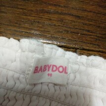 BABYDOLL セットアップ タンクトップショート パンツ 90_画像5