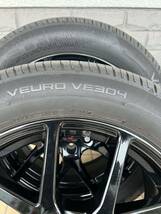 スバルXV STI18インチホイール ブラック　225/55R18ダンロップ VEURO VE304プレミアムコンフォートタイヤセット 溝7ミリ　2020年製_画像2