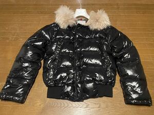 【正規輸入品】程度良いです 希少廃番品 モンクレール ブルガリ Moncler BULGARIE サイズ0 ブラック コヨーテファー エベレスト ヒマラヤ 