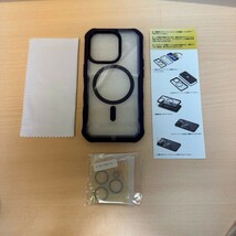 y101601m WEIYUN iPhone 14 Pro ケース 「透明強化ガラス+柔軟TPUフレーム+磁石内蔵 」「MagSafe対応」マグネット搭載 「360度全面保護」 _画像7