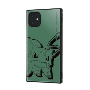 y102426m イングレム iPhone 11 / XR ケース 耐衝撃 カバー KAKU ポケットモンスター フシギダネ　サトシ