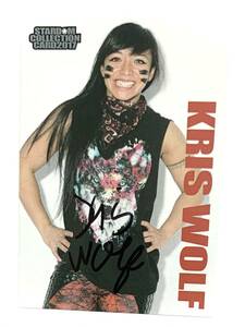 STARDOM ☆ KRIS WOLF Autographed Card