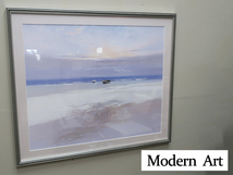 ■EM410J/モデルルーム展示品/ModernArt/モダンアート/抽象画/アートフレーム/ウォールアート_画像1