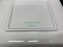 Tiffany ティファニー プレート 皿 水色系 リボン 2点セット 箱付き【BJAX7042】_画像5