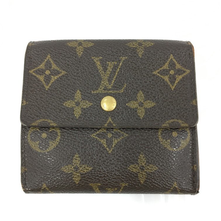 ルイヴィトン LOUIS VUITTON モノグラム 三つ折り財布 ポルトカルト