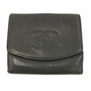 CHANEL シャネル 財布 黒 ココマーク 6474872【BJAQ6017】