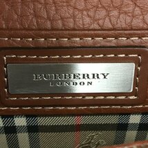 BURBERRY バーバリー クラッチバッグ ブラウン 【BJAV3036】_画像8