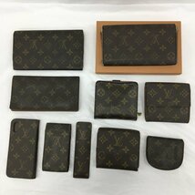 LOUIS VUITTON ルイ・ヴィトン　モノグラム　長財布/二つ折り財布/シガレットケース/iPhoneカバー 他 計10点 おまとめ【BJAW7039】_画像2