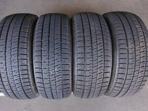 P2322　送料無料 4本価格 超バリ山 一部イボ付 215/45R18 ブリヂストン BLIZZAK VRX2 スタッドレス 215/45-18 215/45/18 エアーチェック済!