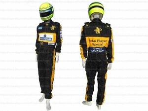  abroad postage included high quality i-ll ton * Senna F1 1985 F1 Racing Suit racing suit size all sorts replica 