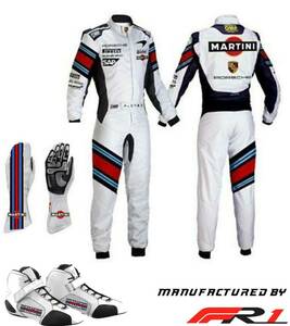  abroad postage included high quality Martini racing. MARTINI Racing Sparco racing suit glove shoes 3 point set size all sorts 