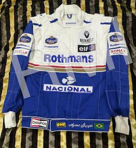  abroad postage included high quality i-ll ton * Senna F1 Ayrton Senna jacket size all sorts replica 