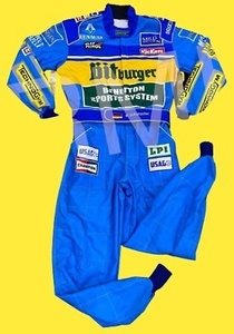 海外 送料込み 　高品質　ミハエル・シューマッハ　1995 Michael Schumacher F1 Racing Suit　レーシングスーツ　サイズ各種 　レプリカ