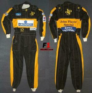  abroad postage included high quality i-ll ton * Senna F1 Rothmans 1986 Replica racing suit size all sorts 