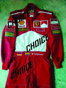  abroad postage included high quality mi is L * Schumacher 1998 F1 racing cart racing suit size all sorts replica 