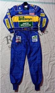  abroad postage included high quality mi is L * Schumacher 1995 F1 racing cart racing suit size all sorts replica 