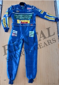  abroad postage included high quality mi is L * Schumacher 1994 F1 racing cart racing suit size all sorts replica 