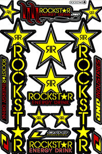 a 海外　限定 送料込み　 ロックスター・エナジー Rockstar ステッカーセット　2