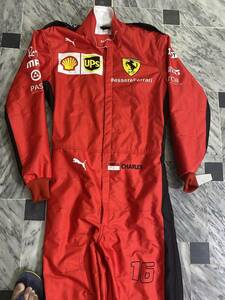  abroad postage included high quality Charles *ru clair Ferrari Ferrari racing suit size all sorts replica 