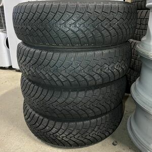 ★送料無料★ 155/65R14 2018年製 8～9分山 ファルケン ESPIA W-ACE 4本/中古スタッドレスタイヤ(冬タイヤ)キャンパス N6456_E2