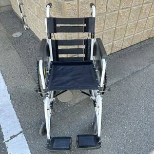 【231027-14】 車椅子(車いす) ミキ M-1(MPWSW-43JDFHG MPWSWシリーズ MIKI 多機能 跳ね上げ 折りたたみ 足スイング