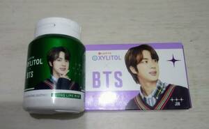 BTS　XYLITOL　ボトルガム　「JIN」　ベトナム限定　ミニボトル　韓国限定　箱ガム　新品　未開封　キシリトール　ジン　ソクジン　レア　