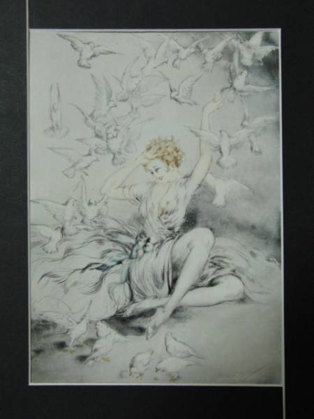 Louis Icart, Oiseau bruyant, Édition limitée de luxe, prix 100, 000 yens/cadre inclus, Ara, Peinture, Peinture à l'huile, Nature, Peinture de paysage