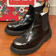 本物 美品 ケンゾー KENZO CHELSEA BOOTS ブラック 41 レインブーツ シューズ 26cm ブーツ_画像2