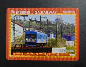 鉄カード ◆伊賀鉄道 IGA RAILWAY 青忍者列車◆23.7 鉄道カード