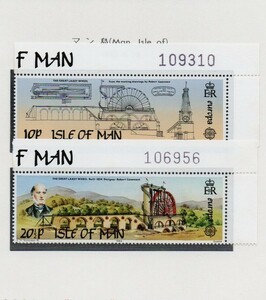 即決☆マン島 1983 ヨーロッパ切手 2種