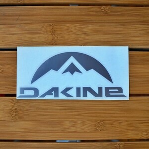 DAKINE ダカイン マウンテン ステッカー シルバー アロハ Hawaii ８０８ ハワイ雑貨 アメ車 アメリカ 北米トヨタ 北米日産 北米 HDM