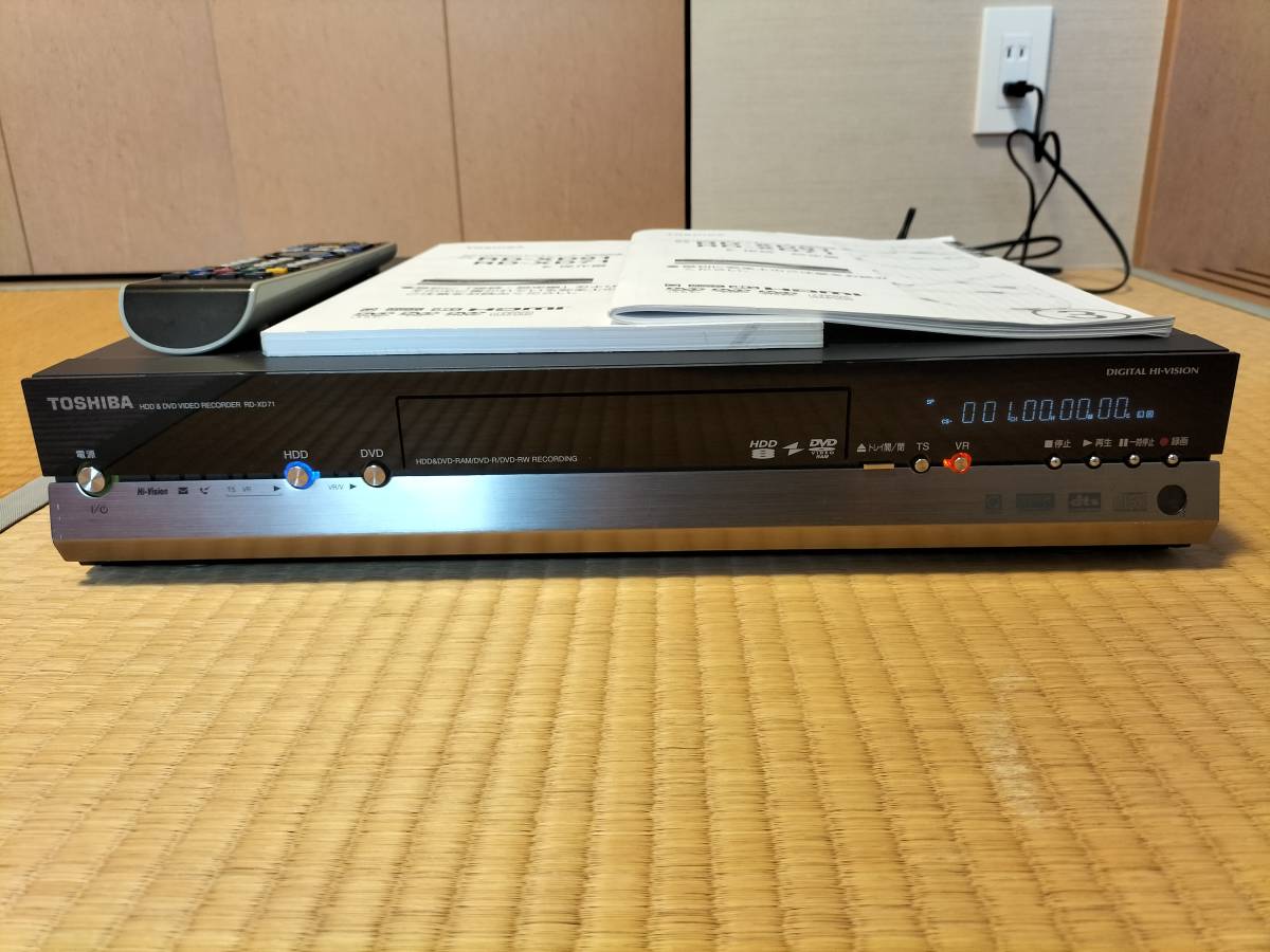 Yahoo!オークション -「rd-xd71」(DVDレコーダー) (映像機器)の落札