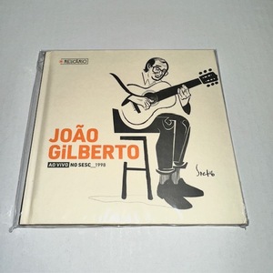 ジョアン ジルベルト Joao Gilberto AO VIVO NO SESC_1998 CDX2 96P ブックレット仕様 新品 未使用　２枚同時の出品